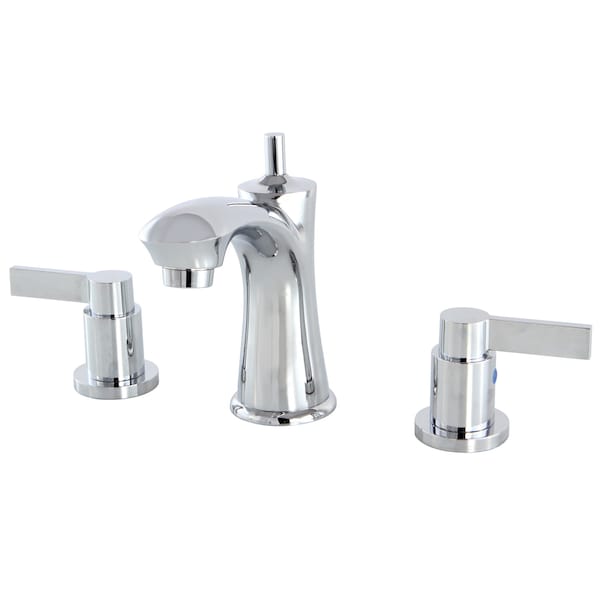 8" Widespread Bathroom Faucet, Chrome